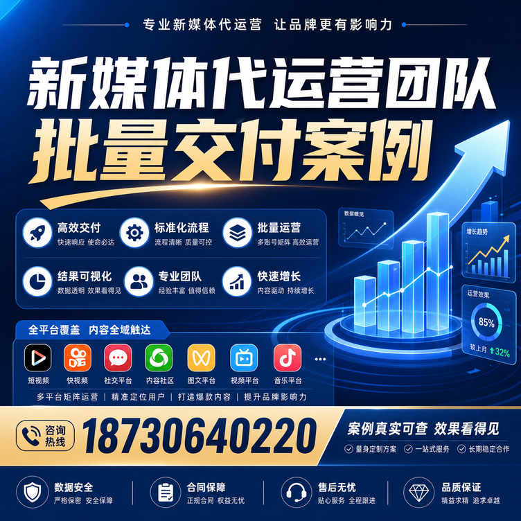 揭阳代运营公司多客户账号批量高效交付案例